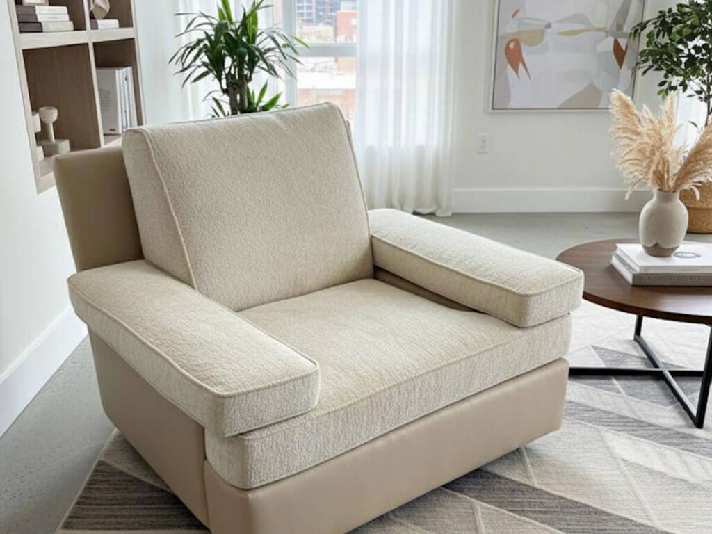 Bay Decorators Custom Modern Upholstered Chair